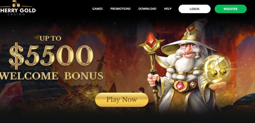 How to read the Cherry Gold Casino interface at a glance